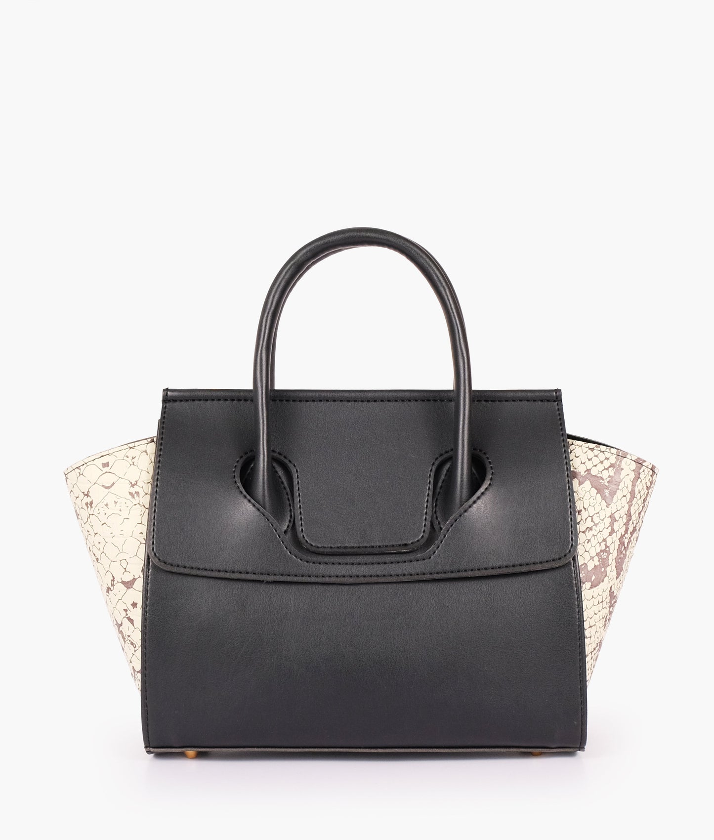 Black trapeze handbag