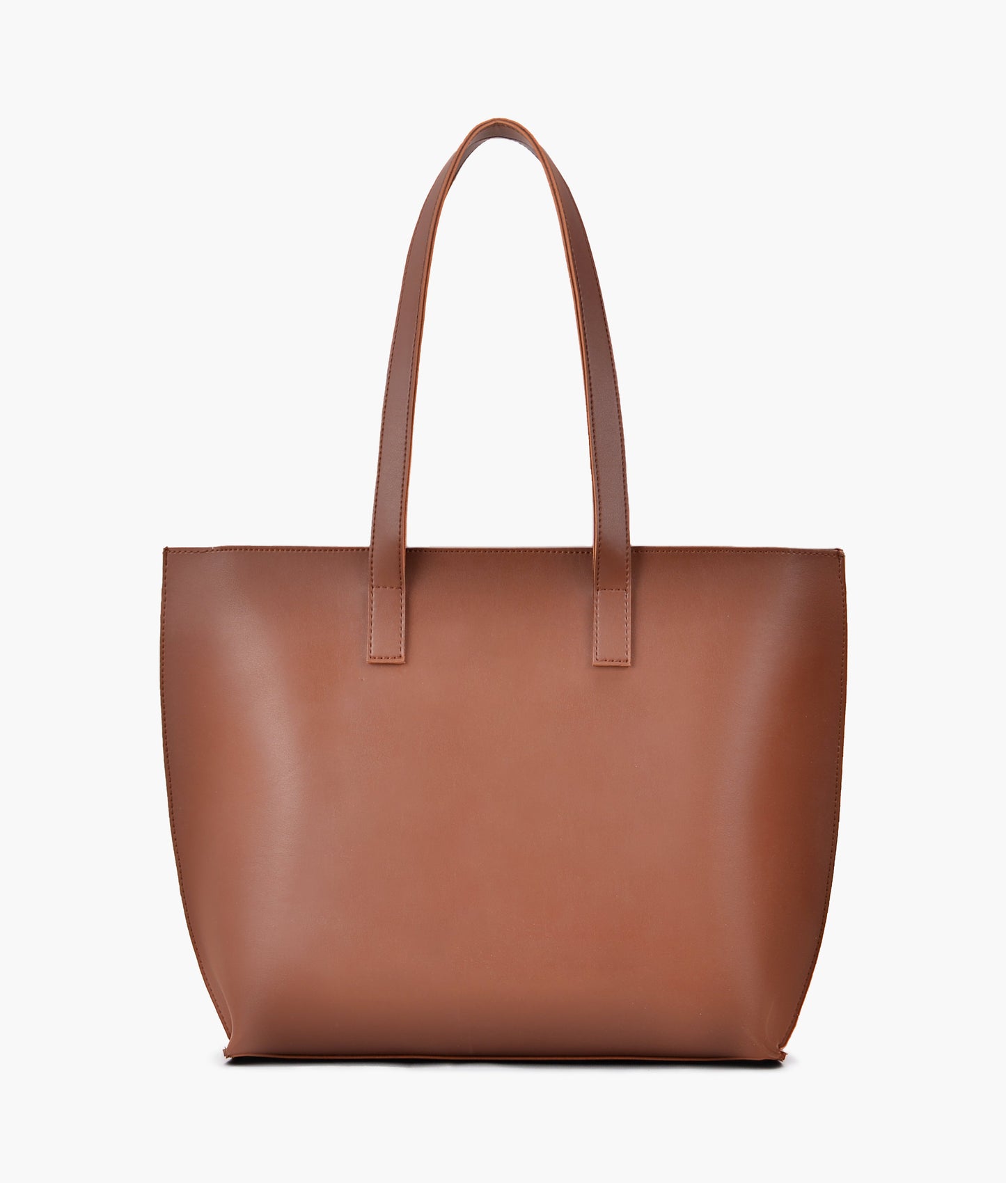 Horse brown long handle tote bag